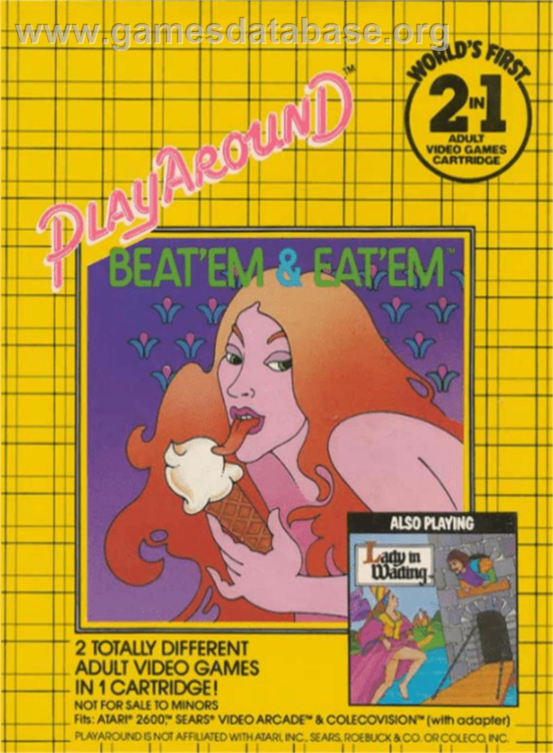 Beat 'Em & Eat 'Em/Lady in Wading - Atari 2600 - Artwork - Box