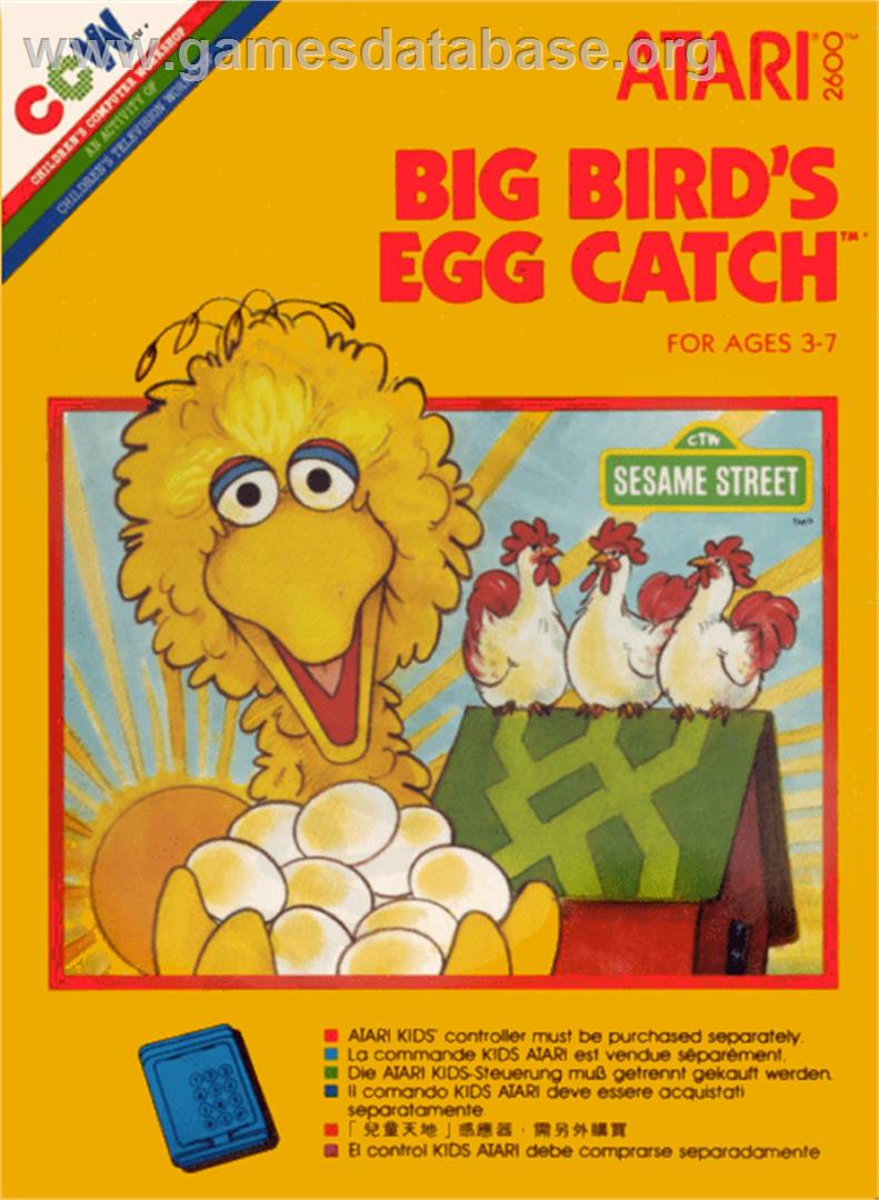 Big Bird's Egg Catch - Atari 2600 - Artwork - Box