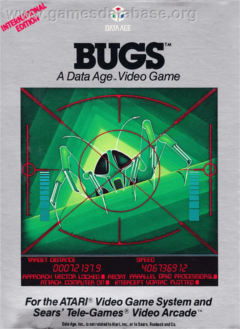Bugs - Atari 2600 - Artwork - Box
