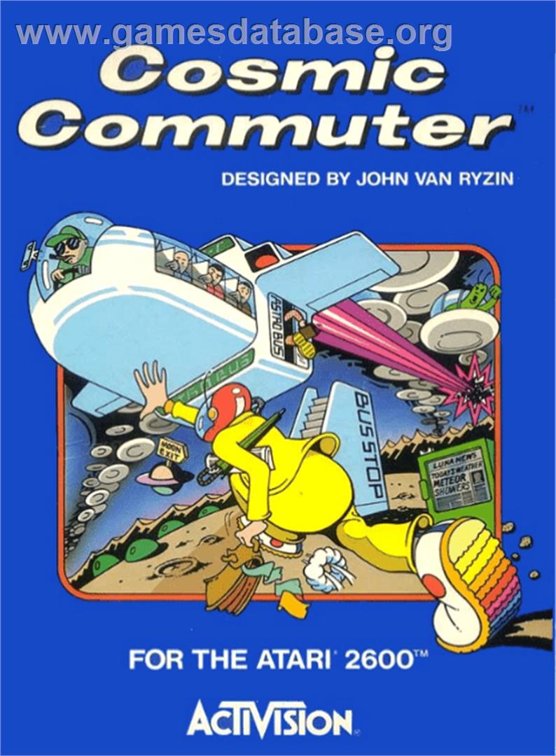 Cosmic Commuter - Atari 2600 - Artwork - Box
