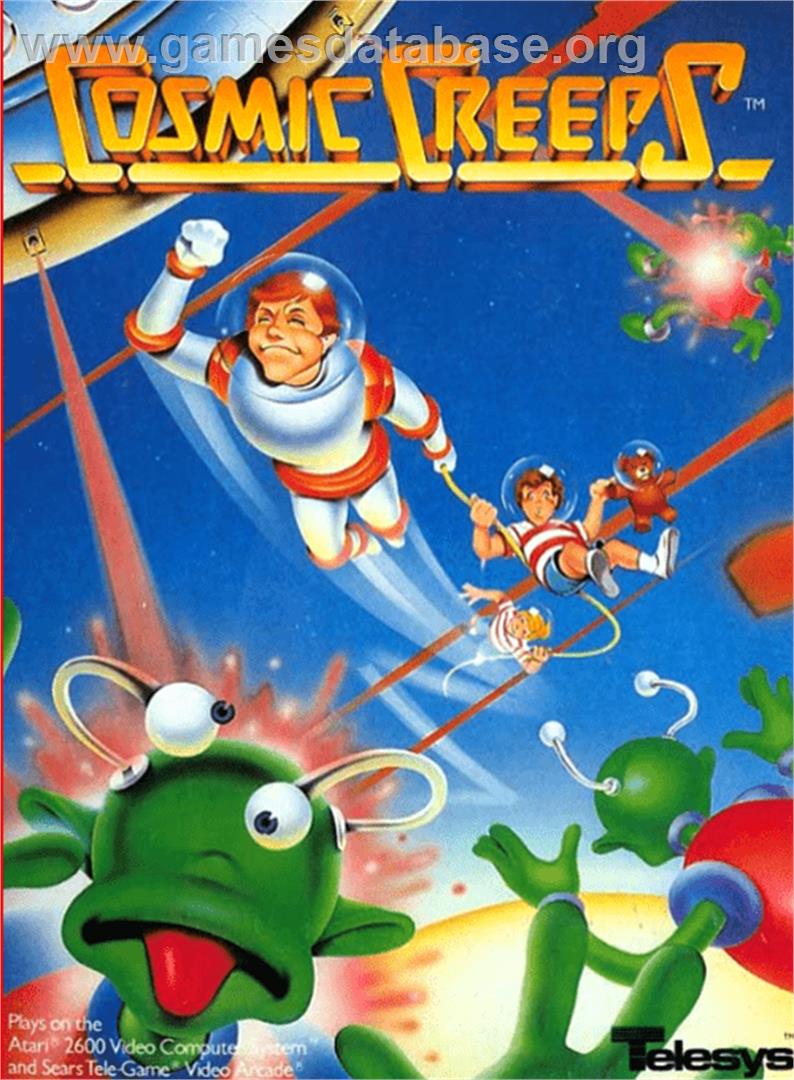 Cosmic Creeps - Atari 2600 - Artwork - Box