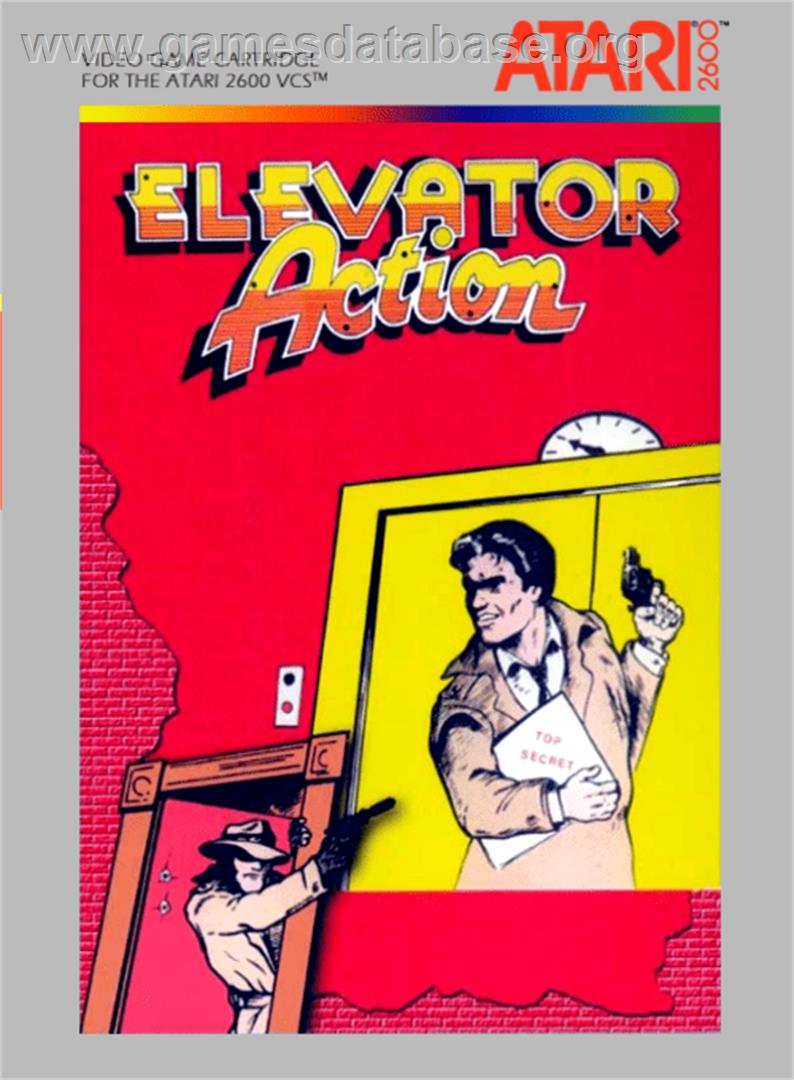Elevator Action - Atari 2600 - Artwork - Box