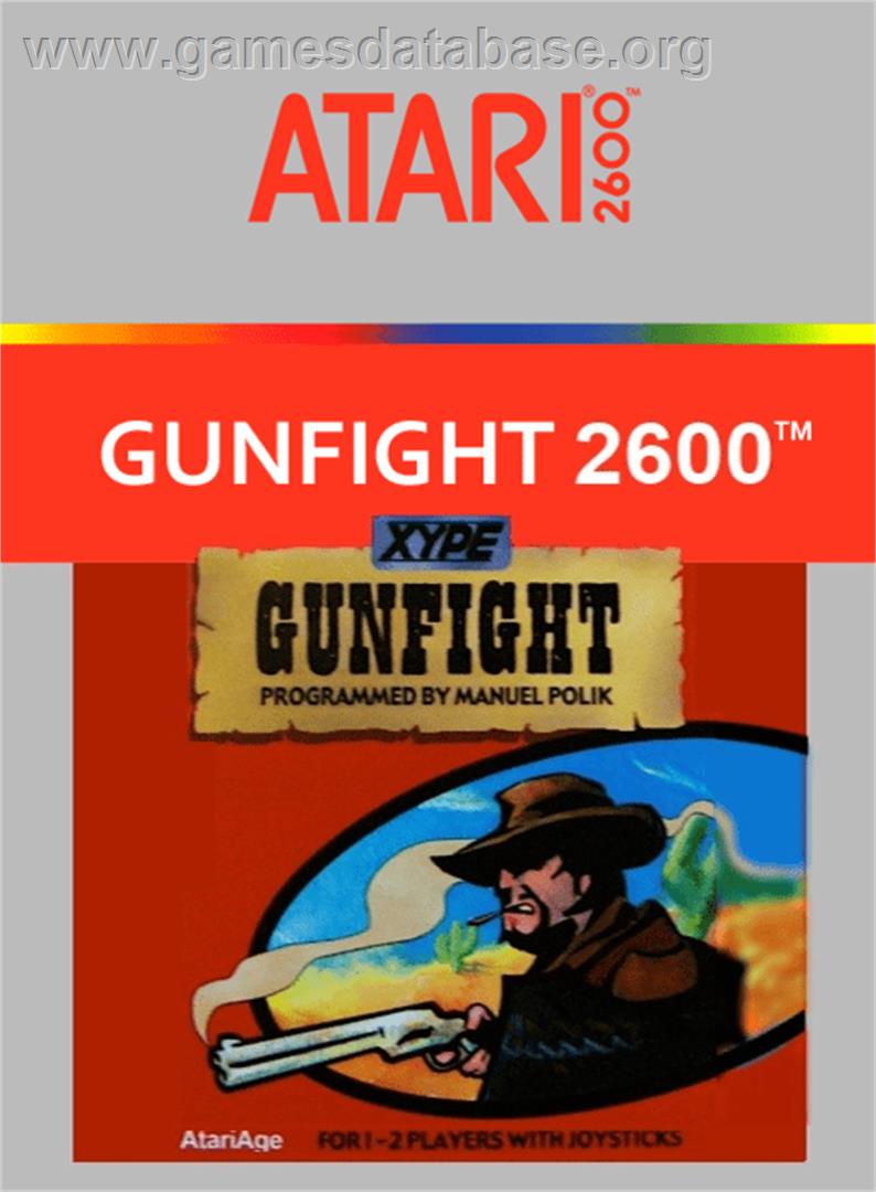 Gunfight - Atari 2600 - Artwork - Box