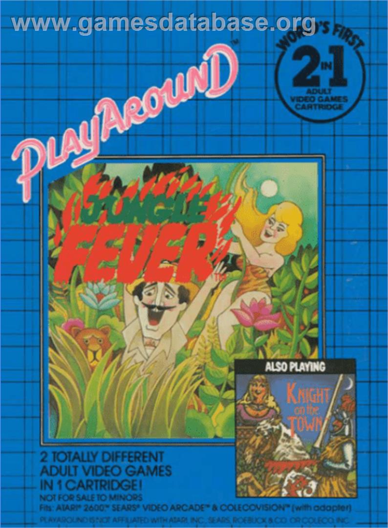 Jungle Fever/Knight on the Town - Atari 2600 - Artwork - Box