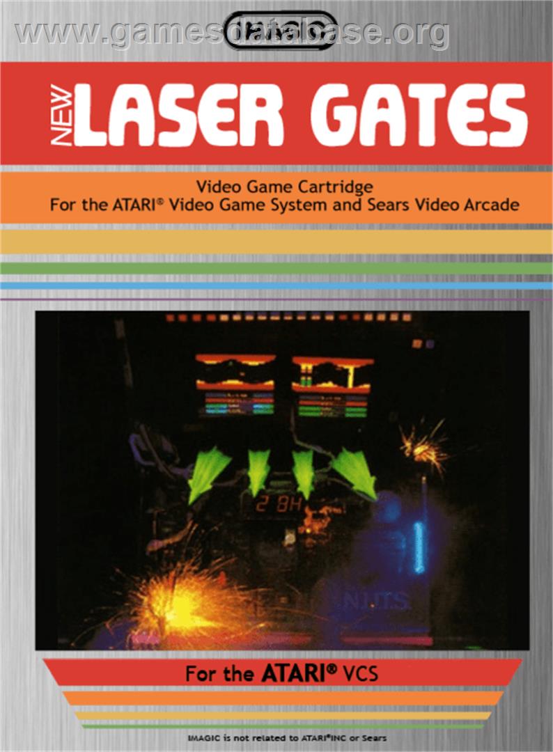 Laser Gates - Atari 2600 - Artwork - Box