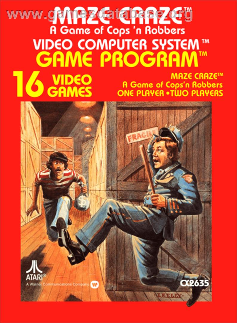 Maze Craze: A Game of Cops 'n Robbers - Atari 2600 - Artwork - Box