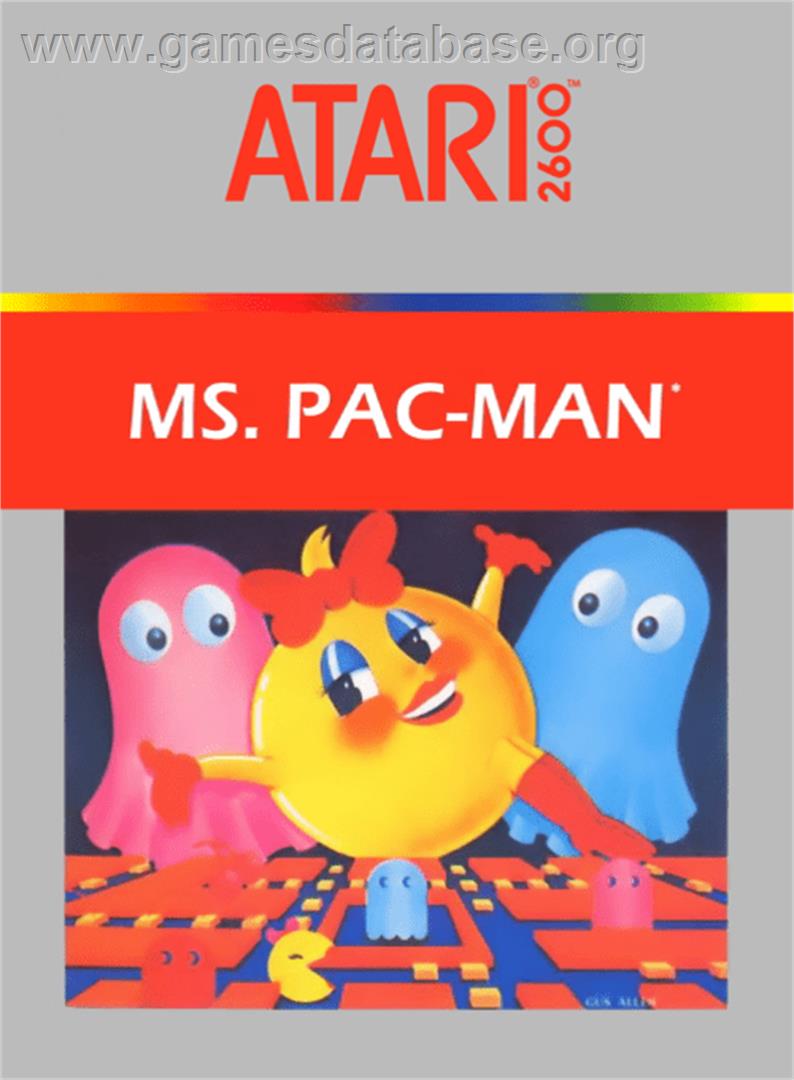 Ms. Pac-Man - Atari 2600 - Artwork - Box