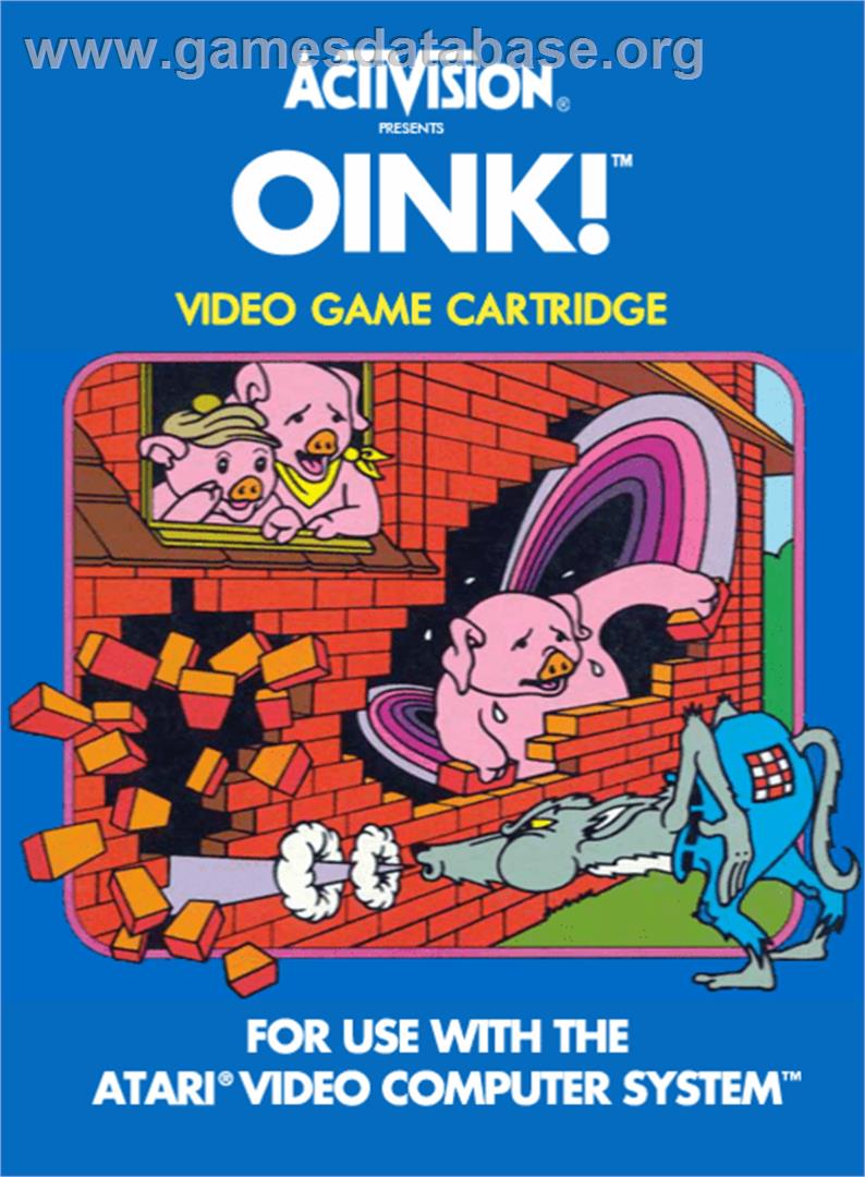 Oink! - Atari 2600 - Artwork - Box