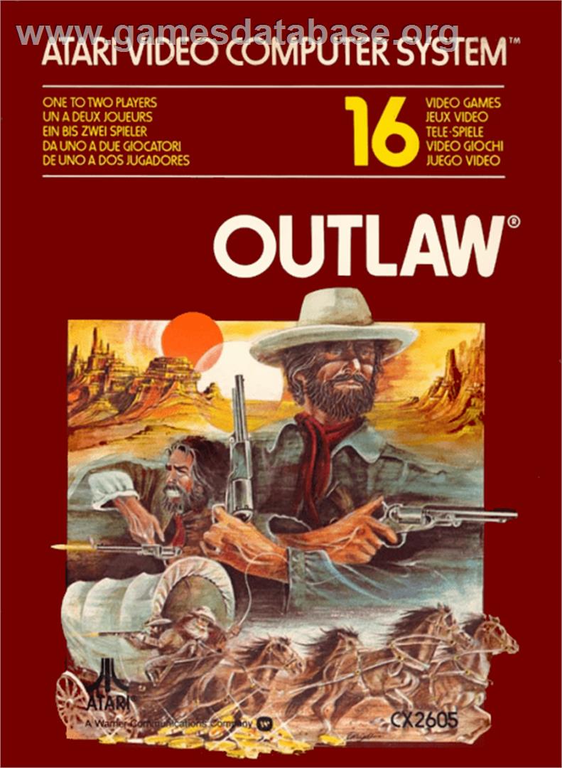 Outlaw - Atari 2600 - Artwork - Box