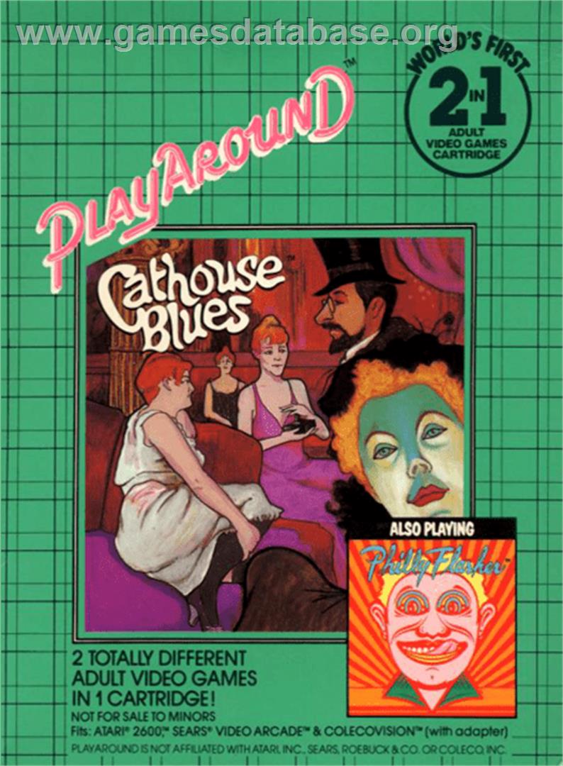 Philly Flasher/Cathouse Blues - Atari 2600 - Artwork - Box