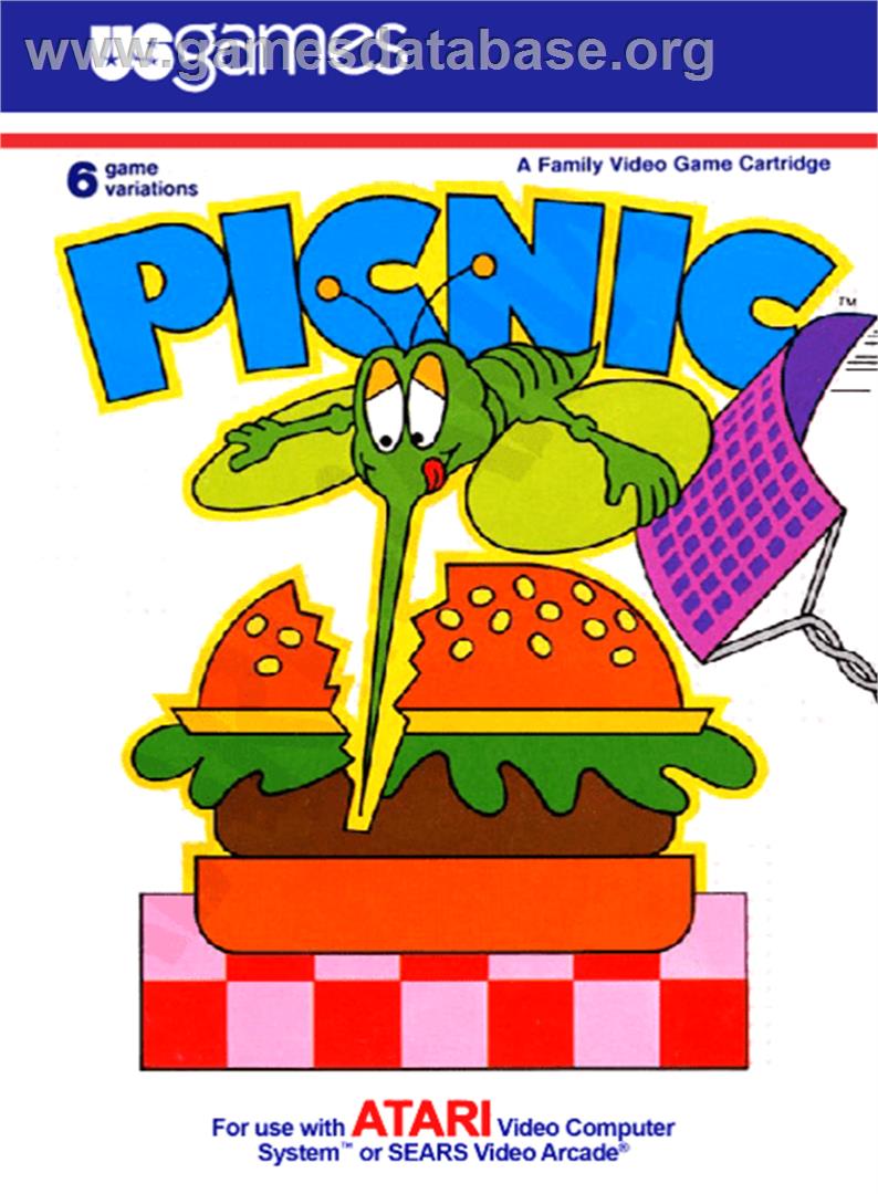 Picnic - Atari 2600 - Artwork - Box