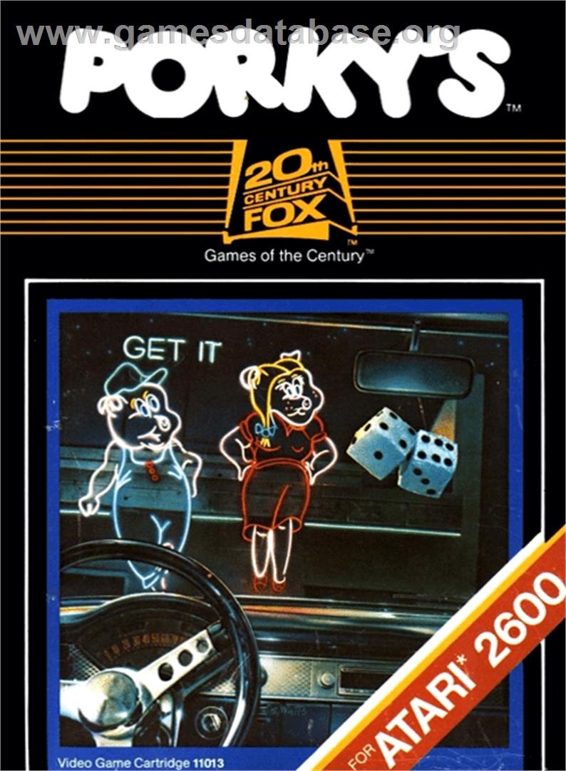 Porky's - Atari 2600 - Artwork - Box