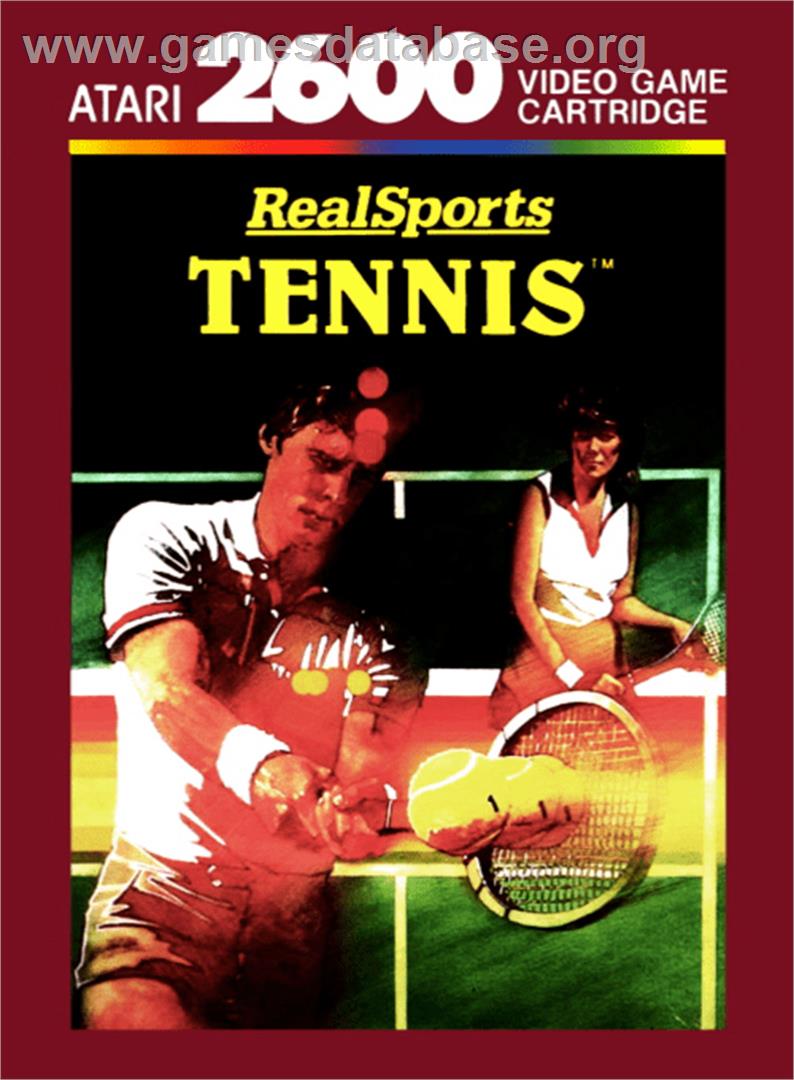 RealSports Tennis - Atari 2600 - Artwork - Box