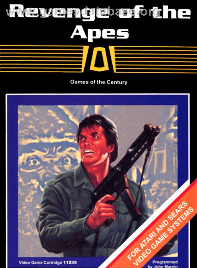 Revenge of the Apes - Atari 2600 - Artwork - Box