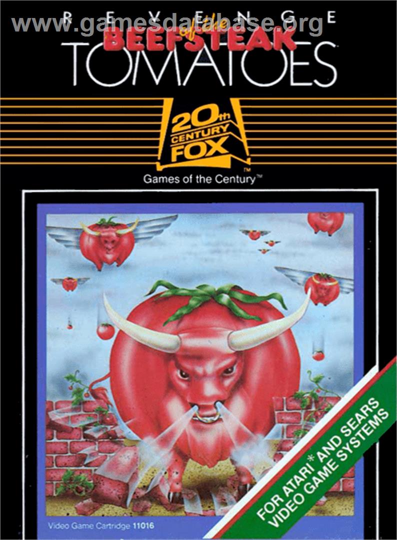 Revenge of the Beefsteak Tomatoes - Atari 2600 - Artwork - Box