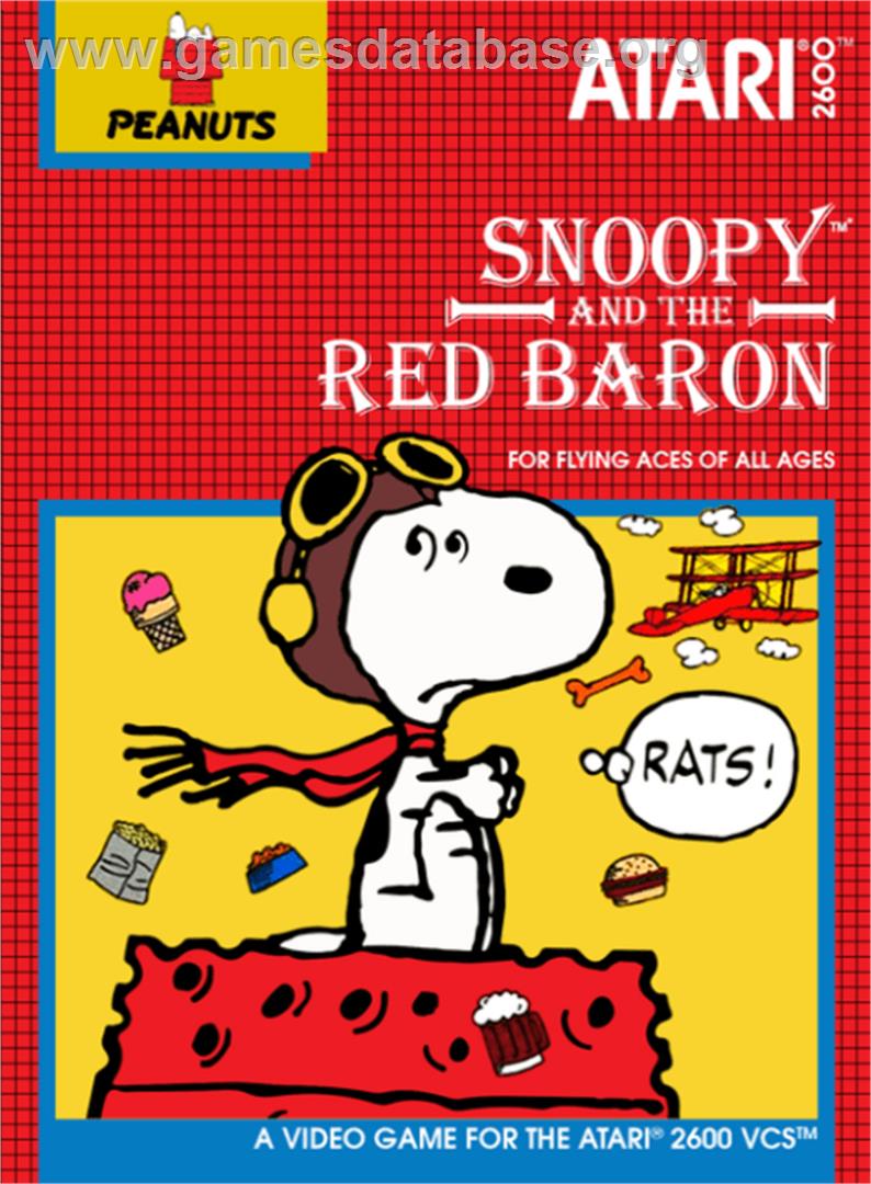Snoopy and the Red Baron - Atari 2600 - Artwork - Box