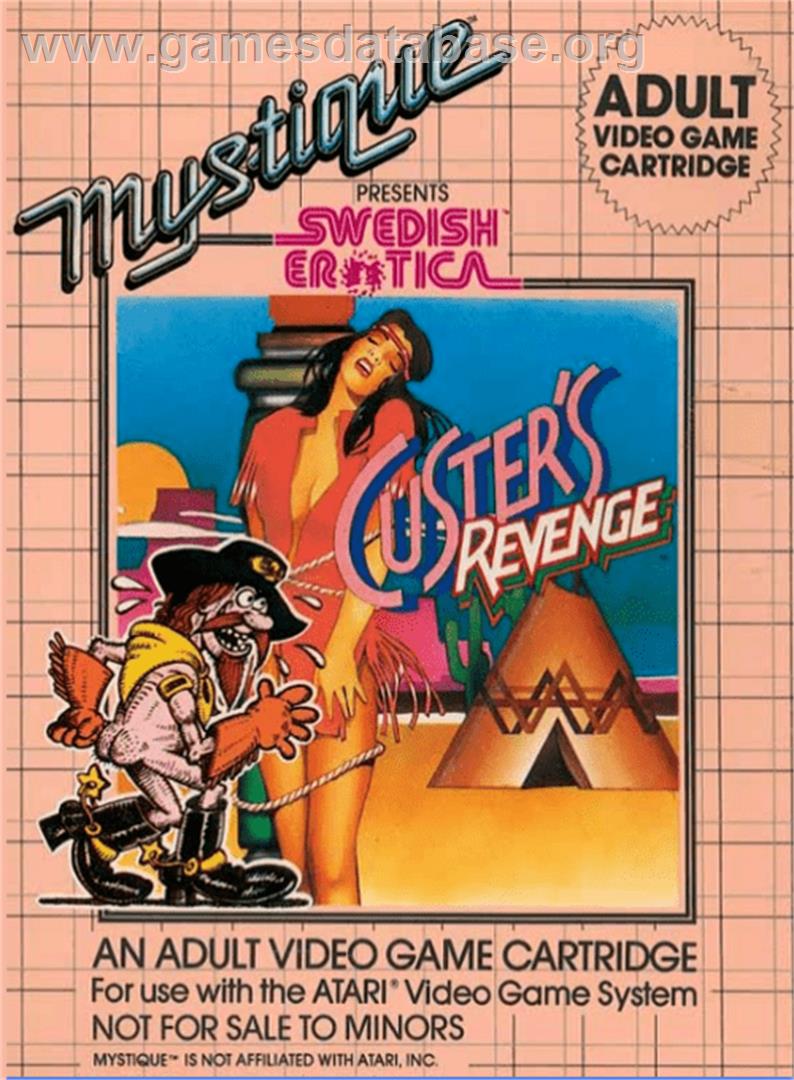 Swedish Erotica: Custer's Revenge - Atari 2600 - Artwork - Box