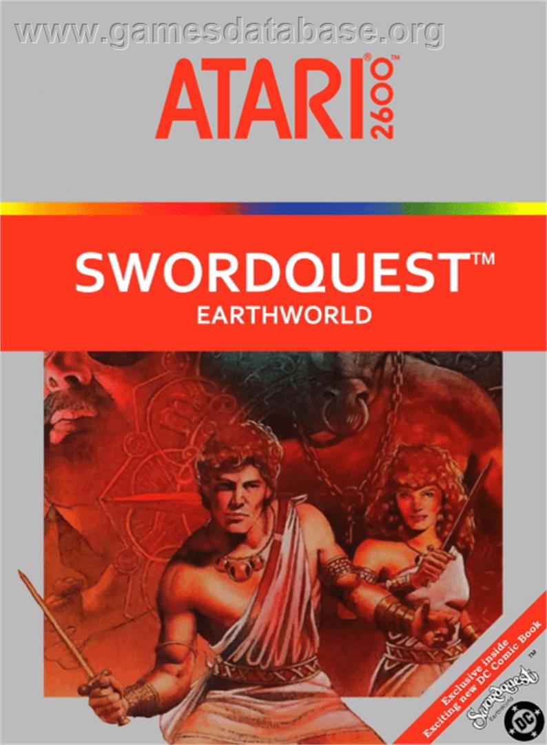 SwordQuest: EarthWorld - Atari 2600 - Artwork - Box