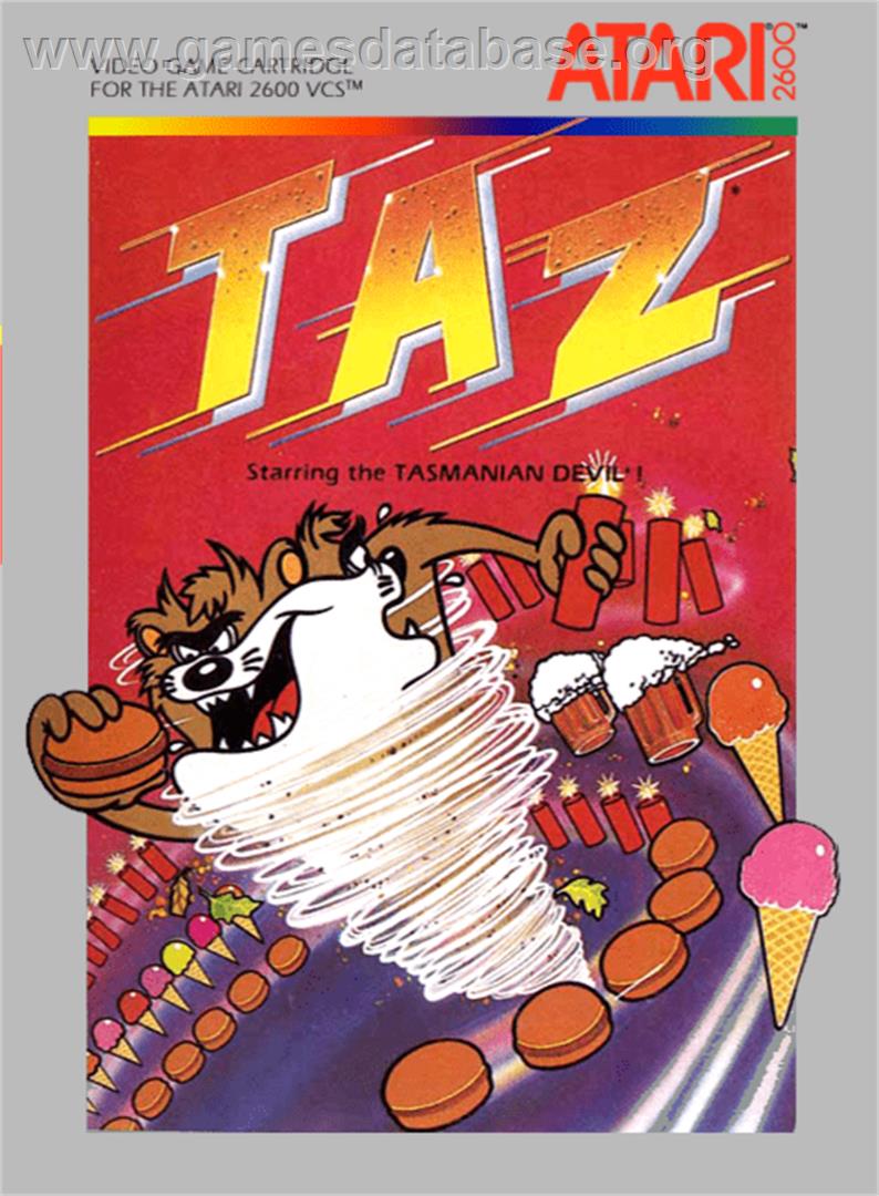 Taz - Atari 2600 - Artwork - Box