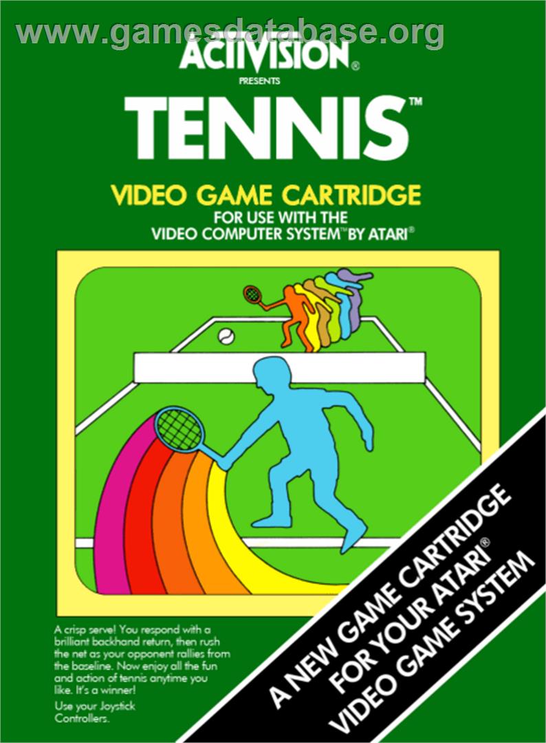 Tennis - Atari 2600 - Artwork - Box