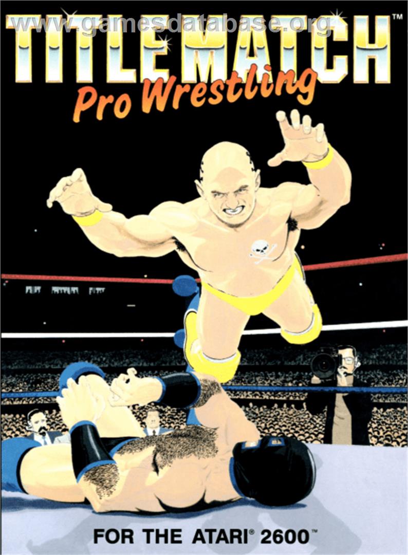 Title Match Pro Wrestling - Atari 2600 - Artwork - Box