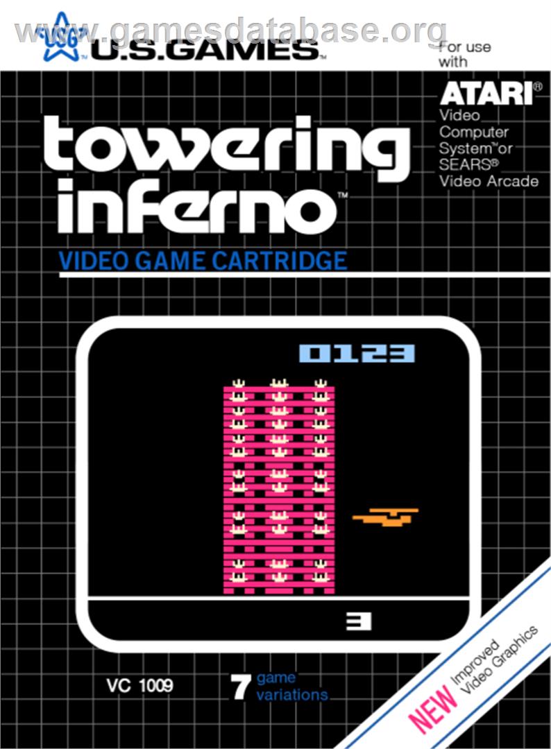 Towering Inferno - Atari 2600 - Artwork - Box
