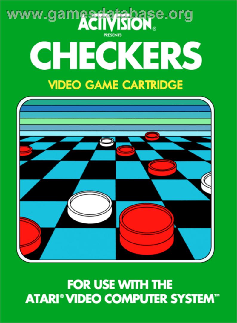 Video Checkers - Atari 2600 - Artwork - Box