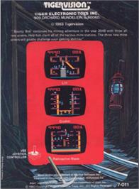 Box back cover for Miner 2049er Volume II on the Atari 2600.