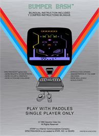 Box back cover for Super Baseball on the Atari 2600.