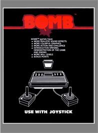 Box back cover for Z-Tack on the Atari 2600.