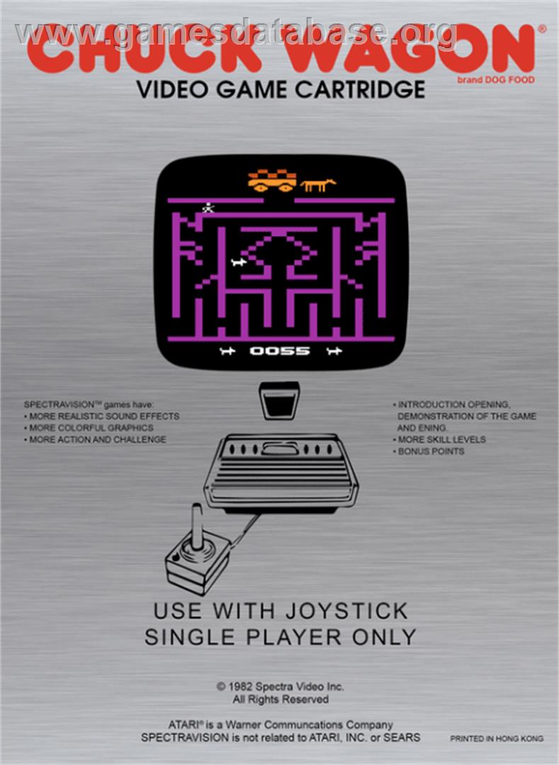 Chase the Chuck Wagon - Atari 2600 - Artwork - Box Back