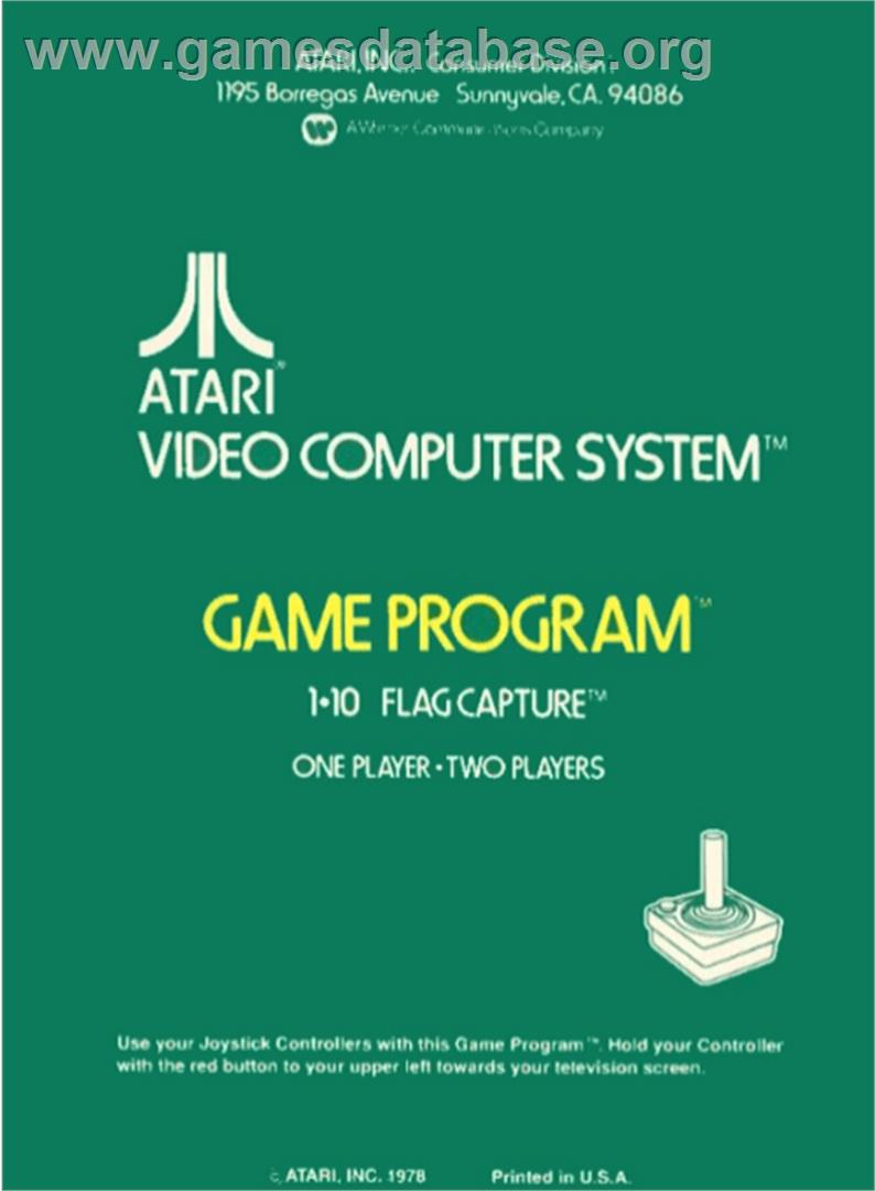 Flag Capture - Atari 2600 - Artwork - Box Back
