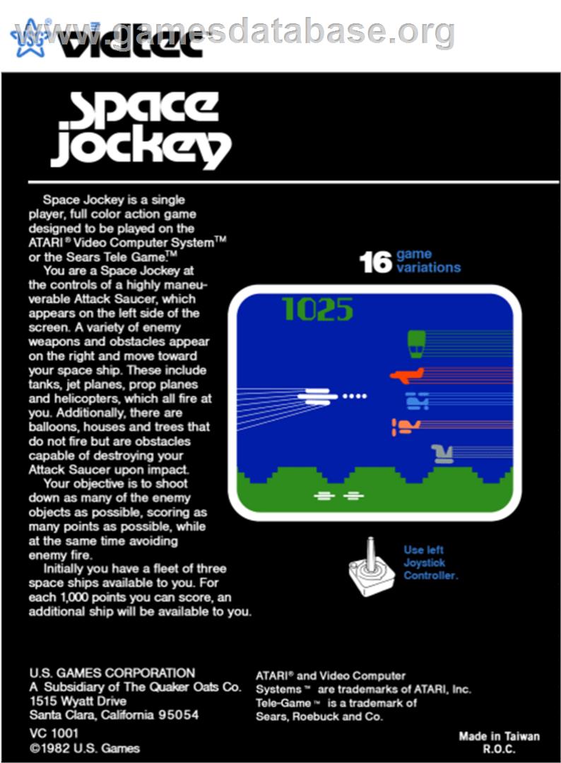 Space Jockey - Atari 2600 - Artwork - Box Back