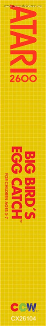 Big Bird's Egg Catch - Atari 2600 - Artwork - CD