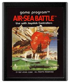 Cartridge artwork for Air-Sea Battle on the Atari 2600.
