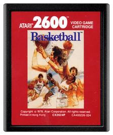Cartridge artwork for Basketball on the Atari 2600.
