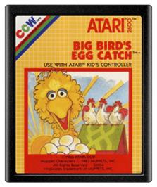 Cartridge artwork for Big Bird's Egg Catch on the Atari 2600.