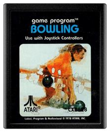 Cartridge artwork for Bowling on the Atari 2600.