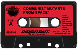 Cartridge artwork for Communist Mutants from Space on the Atari 2600.