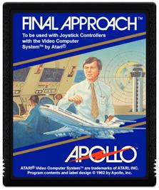Cartridge artwork for Final Approach on the Atari 2600.