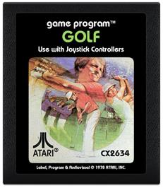 Cartridge artwork for Golf on the Atari 2600.