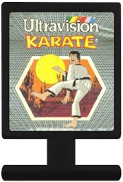 Cartridge artwork for Karate on the Atari 2600.