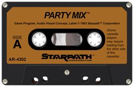 Cartridge artwork for Party Mix on the Atari 2600.