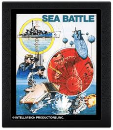 Cartridge artwork for Space Battle on the Atari 2600.