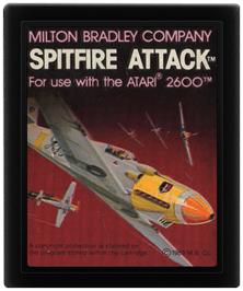 Cartridge artwork for Spitfire Attack on the Atari 2600.