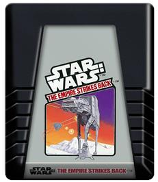 Cartridge artwork for Star Wars: The Empire Strikes Back on the Atari 2600.