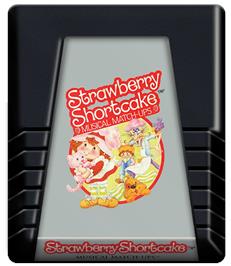 Cartridge artwork for Strawberry Shortcake Musical Match-Ups on the Atari 2600.