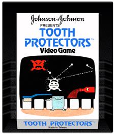 Cartridge artwork for Tooth Protectors on the Atari 2600.