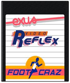 Cartridge artwork for Video Reflex on the Atari 2600.
