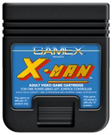 Cartridge artwork for X-Man on the Atari 2600.